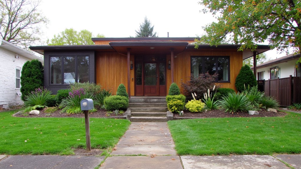 mid century modern exteriors