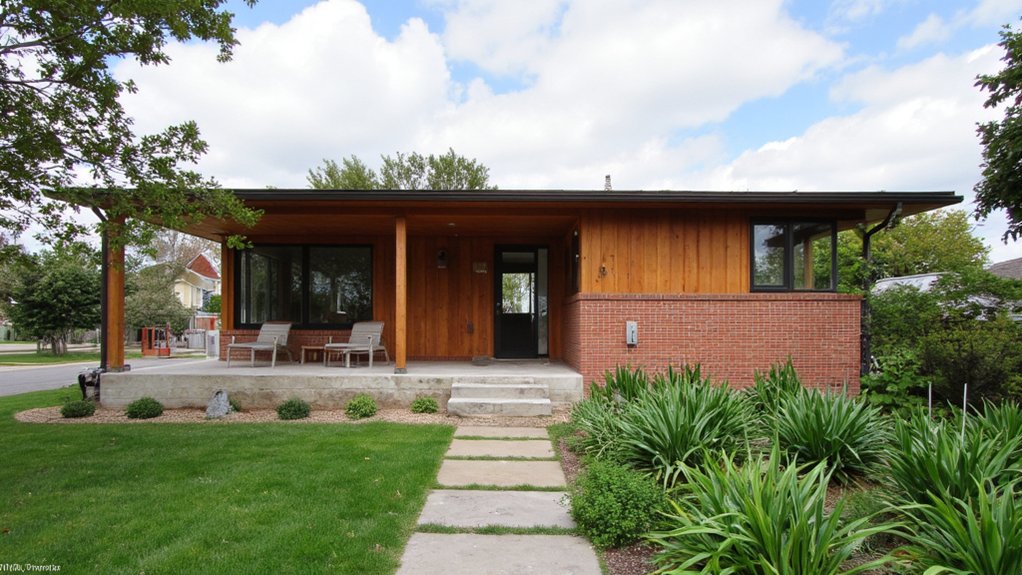mid century modern exteriors