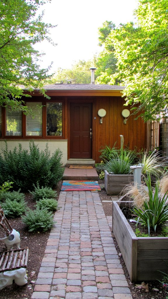 mid century modern landscape accessories