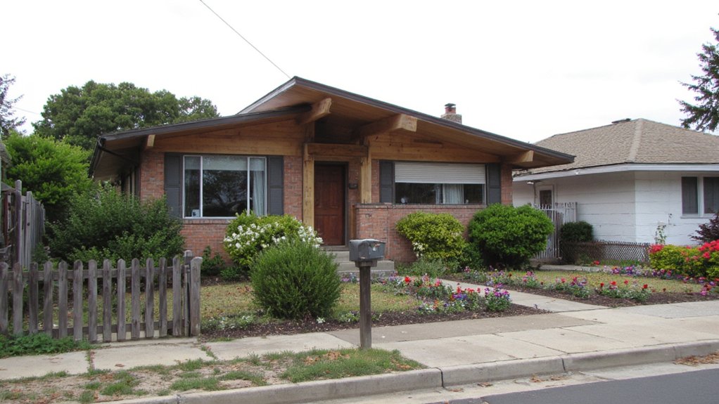 mid century modern rooflines