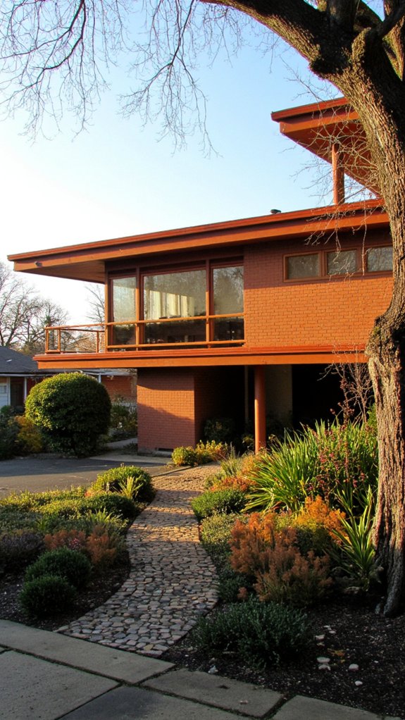 mid century modern wellness home
