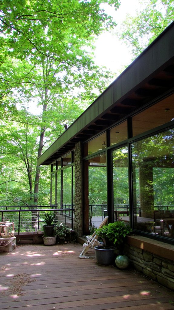 nature infused glass sanctuary