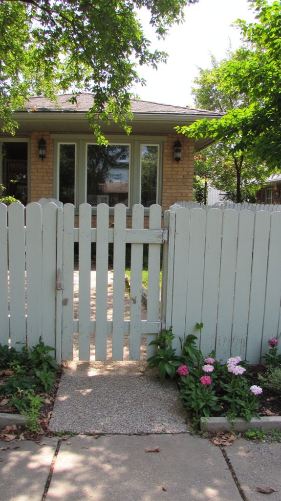 nostalgic modern picket fences