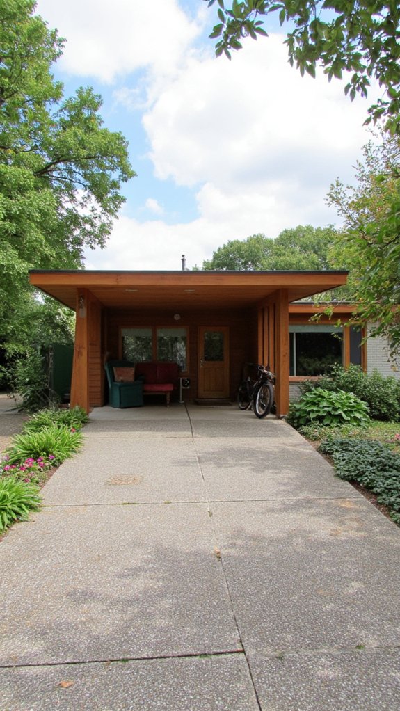playful mid century carports