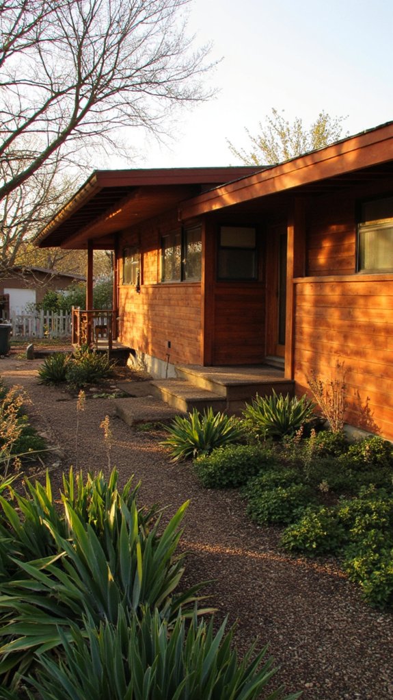 plywood siding for mid century