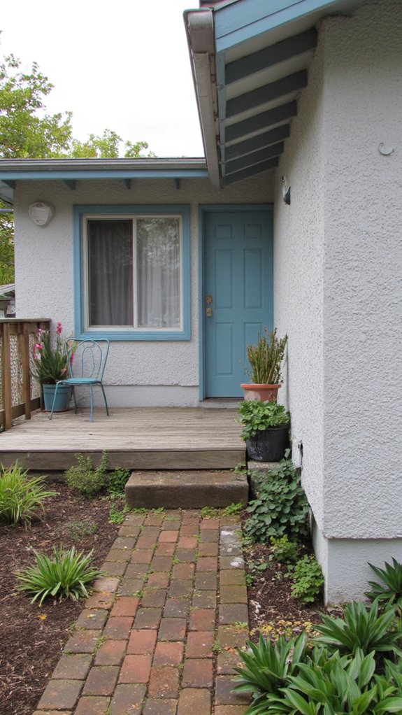 serene mid century color palette