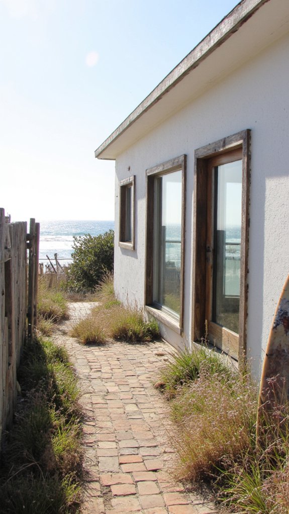 serene minimalist coastal retreat