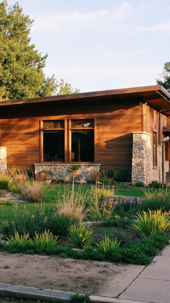 sleek minimalist flat roofs