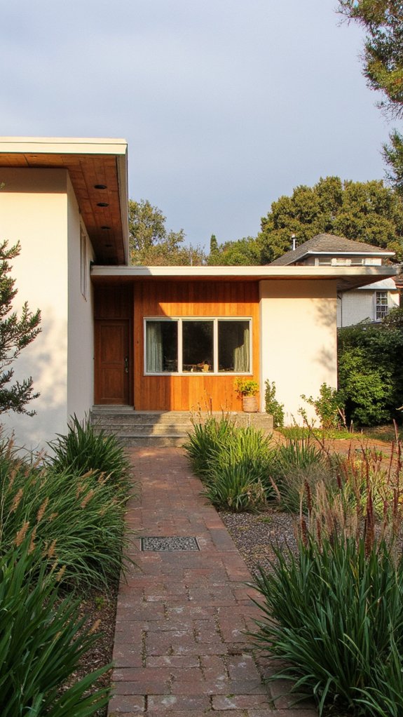 sleek minimalist mid century design