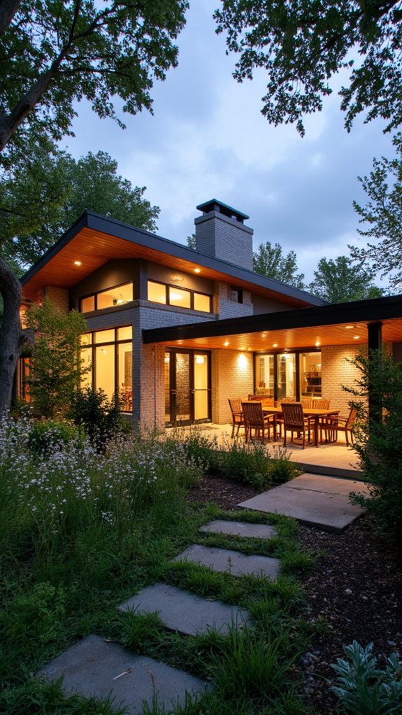 strategic lighting enhances architecture