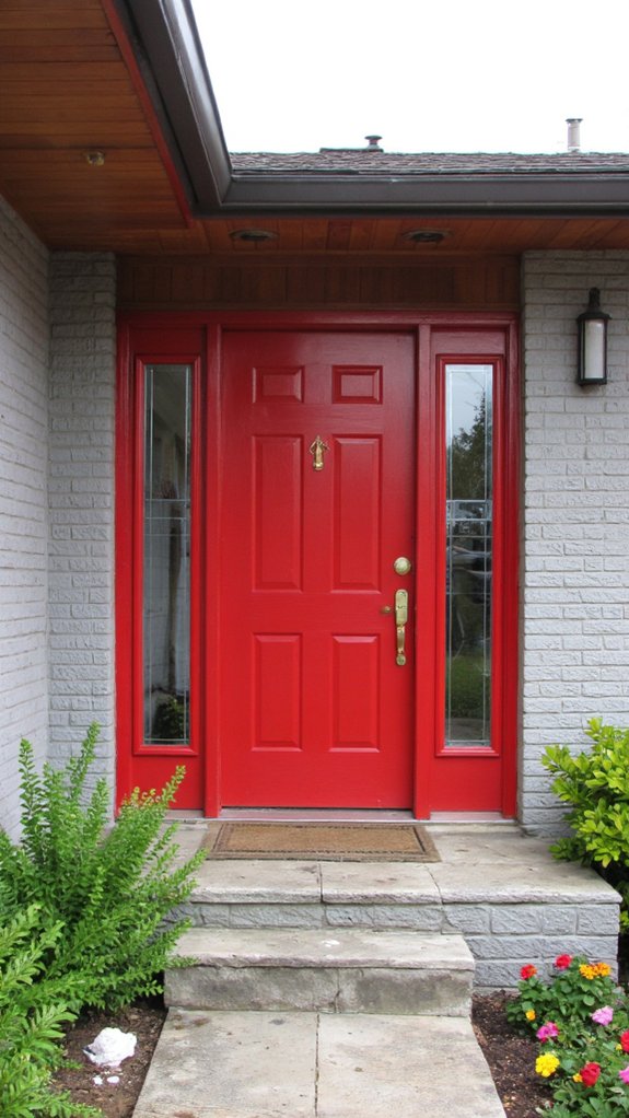 striking red door beauty