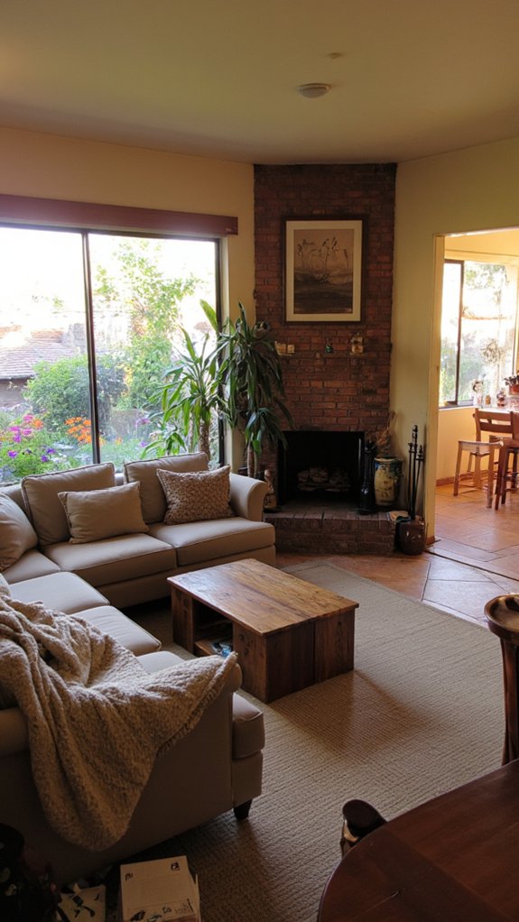 sunken living room charm