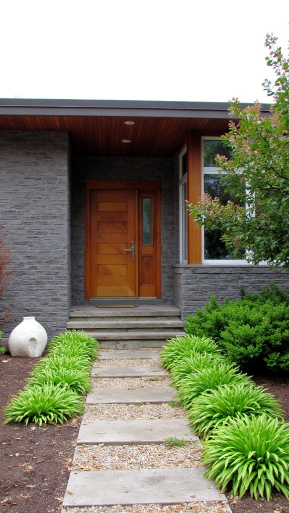 symmetry in mid century architecture