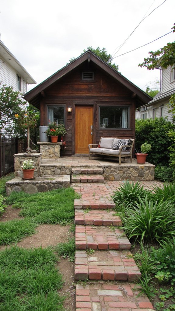 textured terrace natural beauty