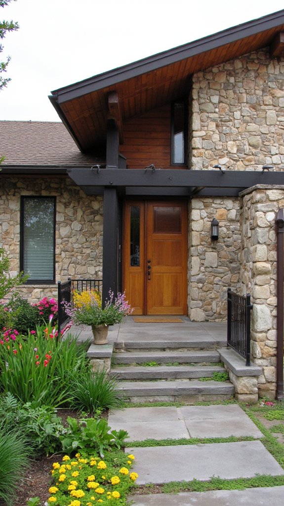 textures enhance modern facades