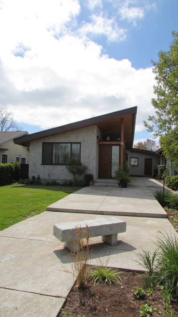 versatile mid century concrete design