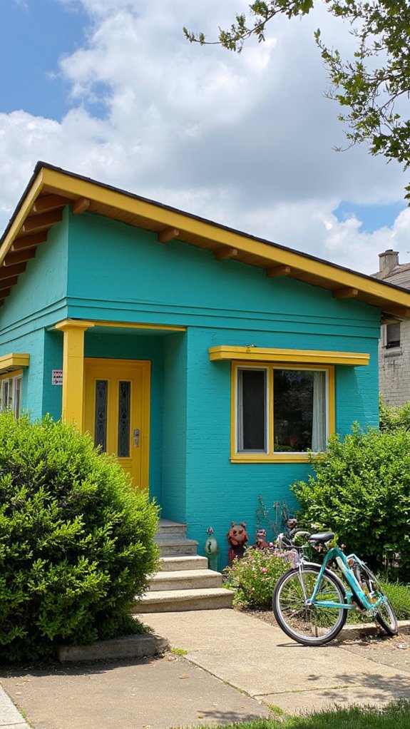 vibrant mid century color palette