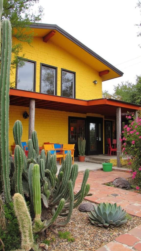 vibrant mid century modern design