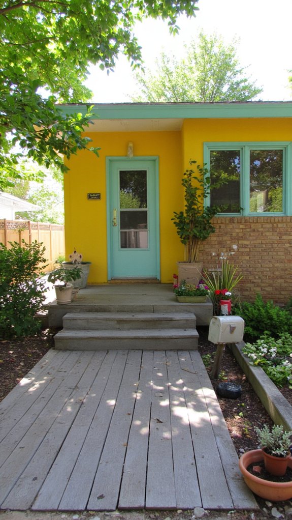 vibrant retro color palette