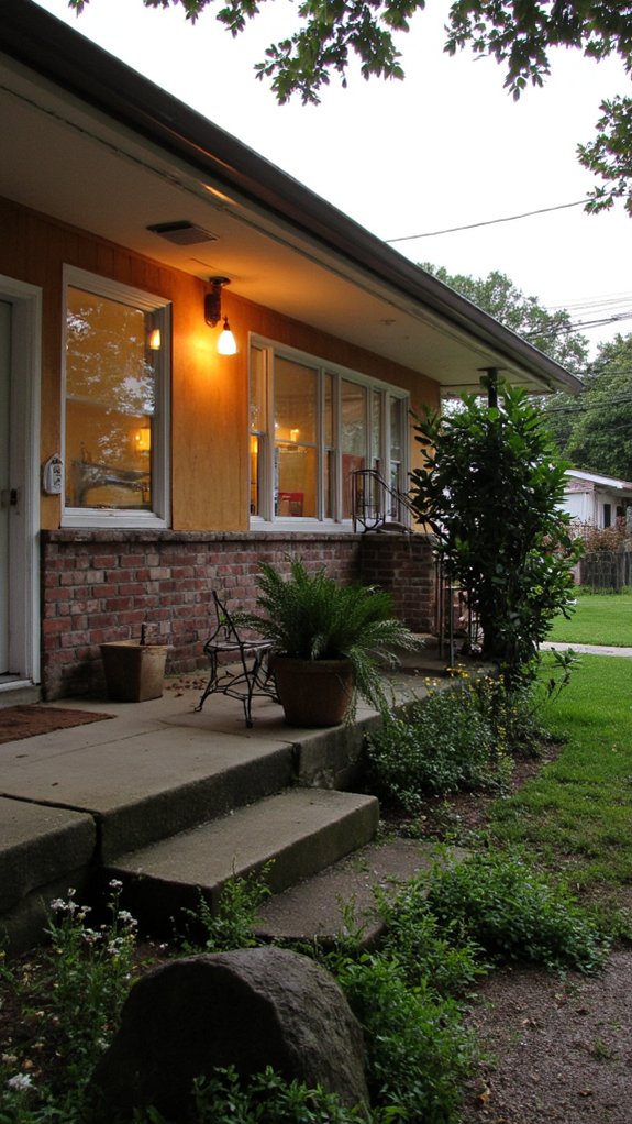 vintage lighting enhances charm