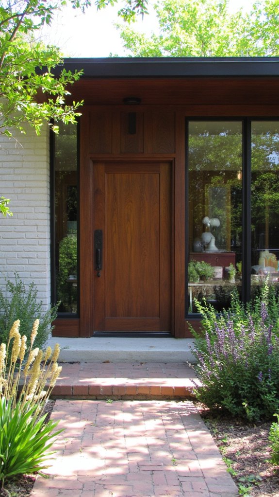 warm walnut enhances sophistication