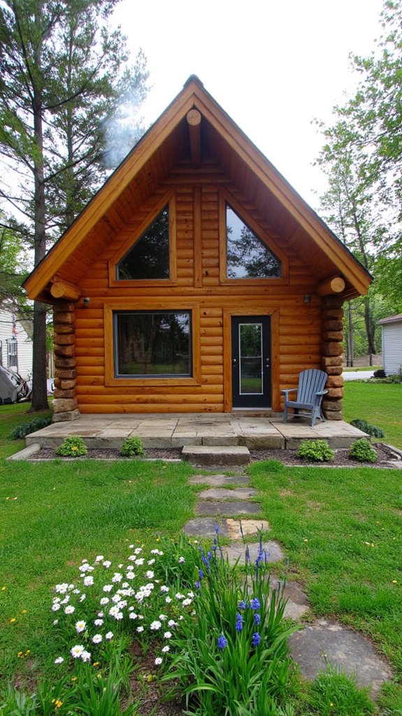 affordable stylish log cabin