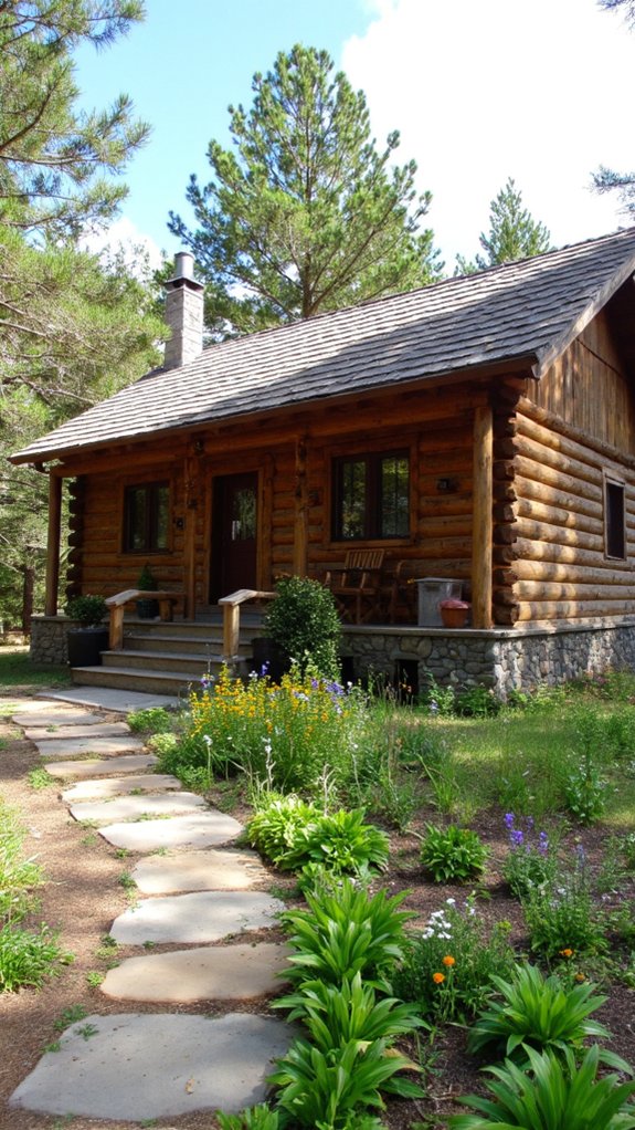 budget friendly log home ideas