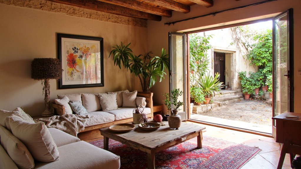 chic modern hacienda interiors