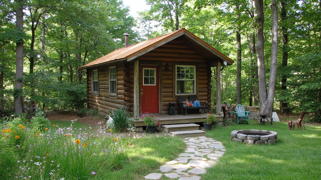 compact log cabin homes