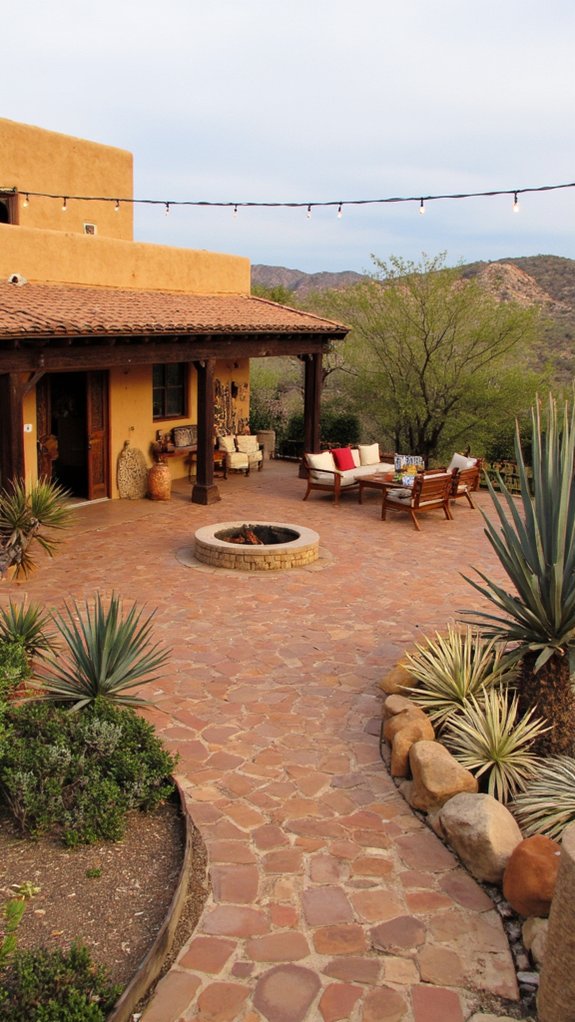 cozy desert outdoor oasis
