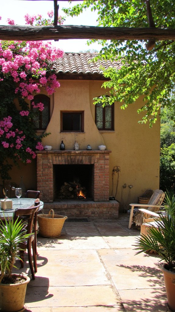 cozy fireplaces create warmth