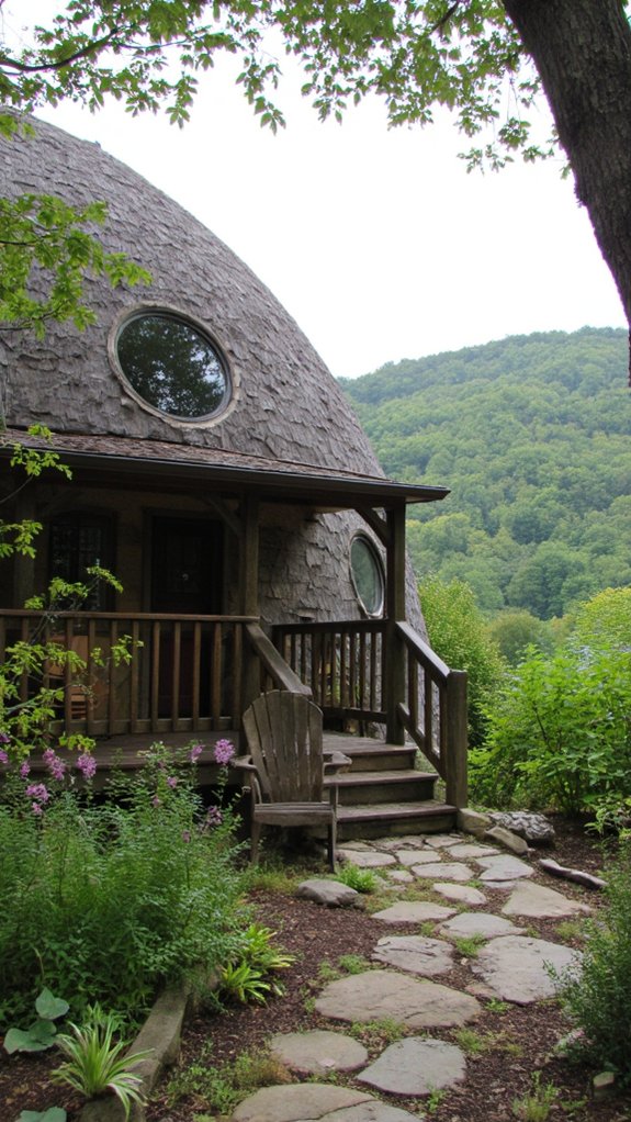 cozy geodesic dome retreats