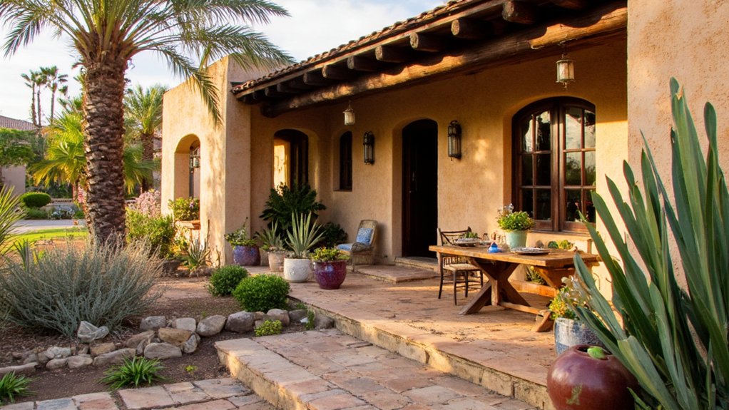 desert inspired mediterranean homes
