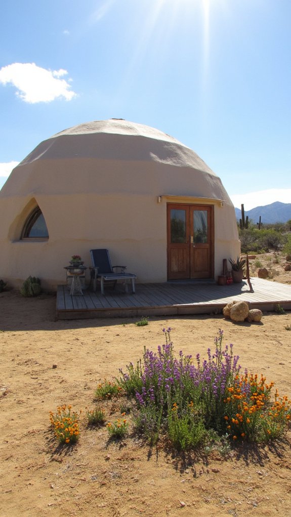 desert oasis geodesic dome