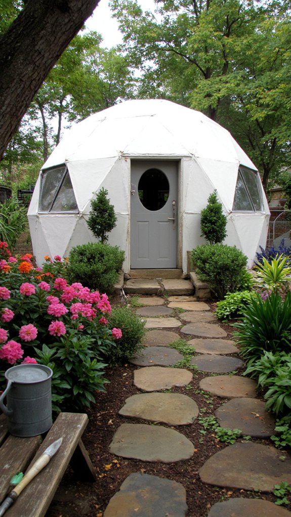 dome maintenance and gardening