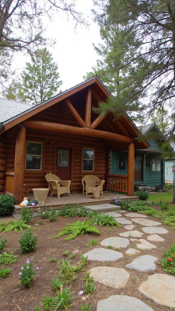 earthy warm rustic colors