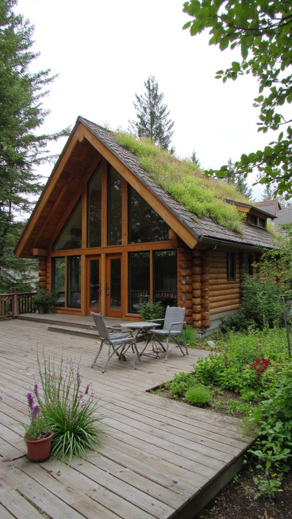 eco friendly prefab log homes
