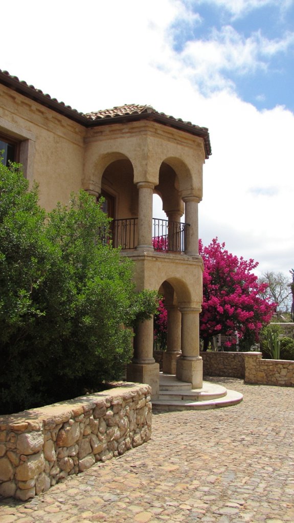 elegant arches and columns