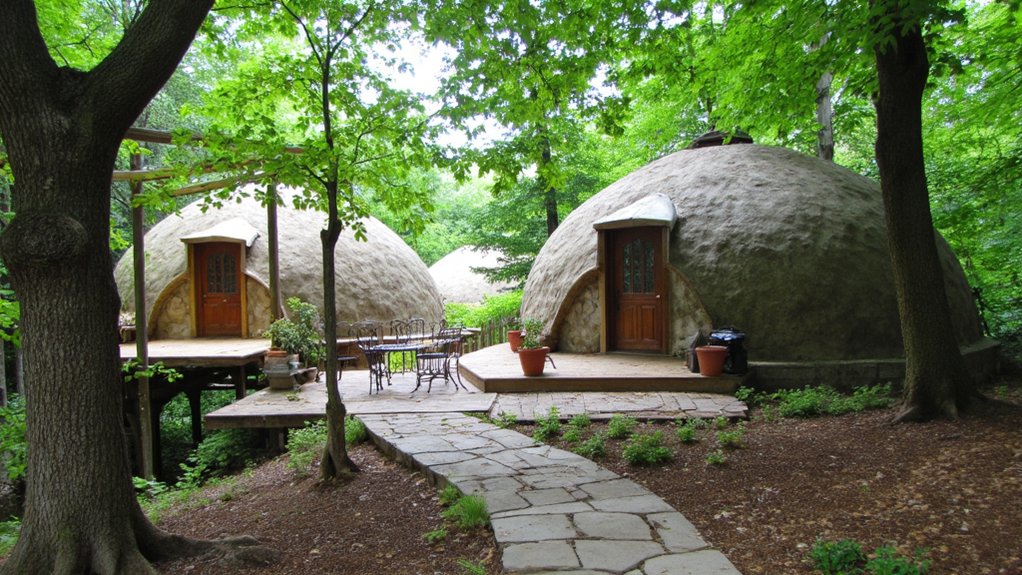 enchanting forest dome homes