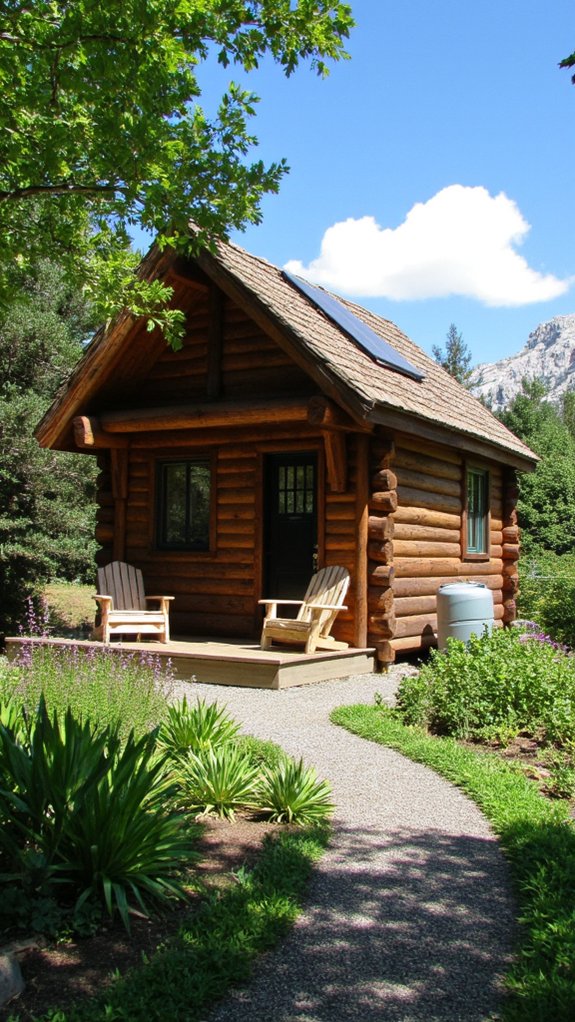 energy efficient compact log cabins
