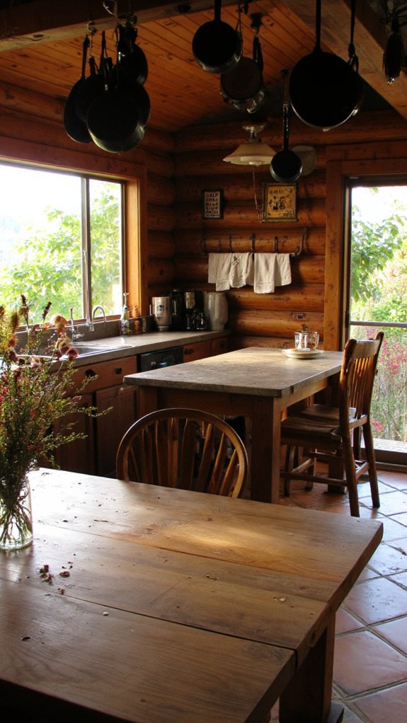 functional rustic kitchen design
