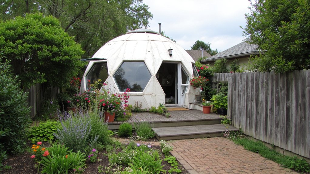geodesic dome garden houses