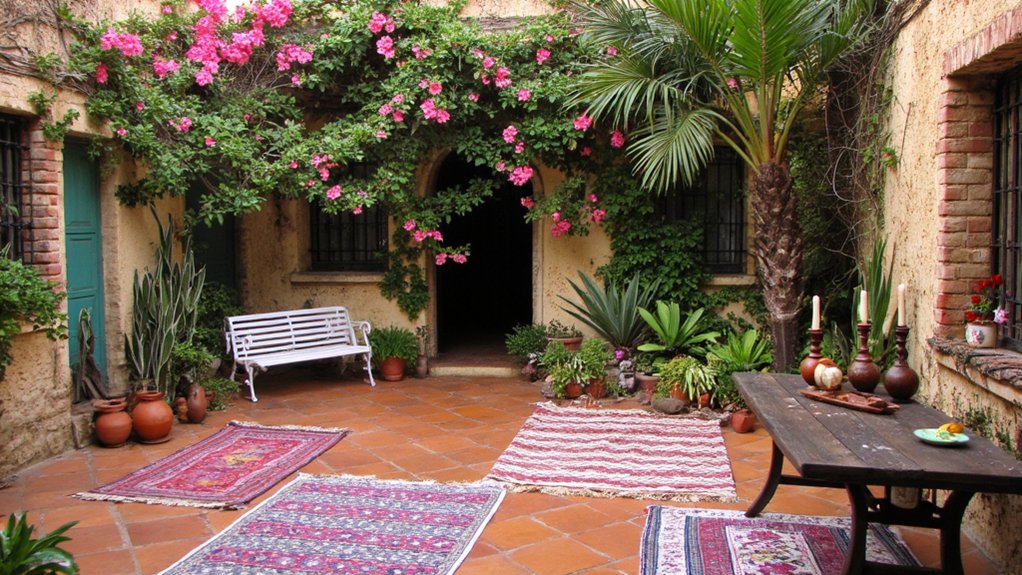 hacienda courtyard relaxation ideas