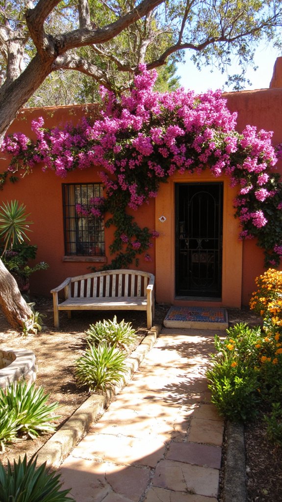 hacienda inspired warm color palettes