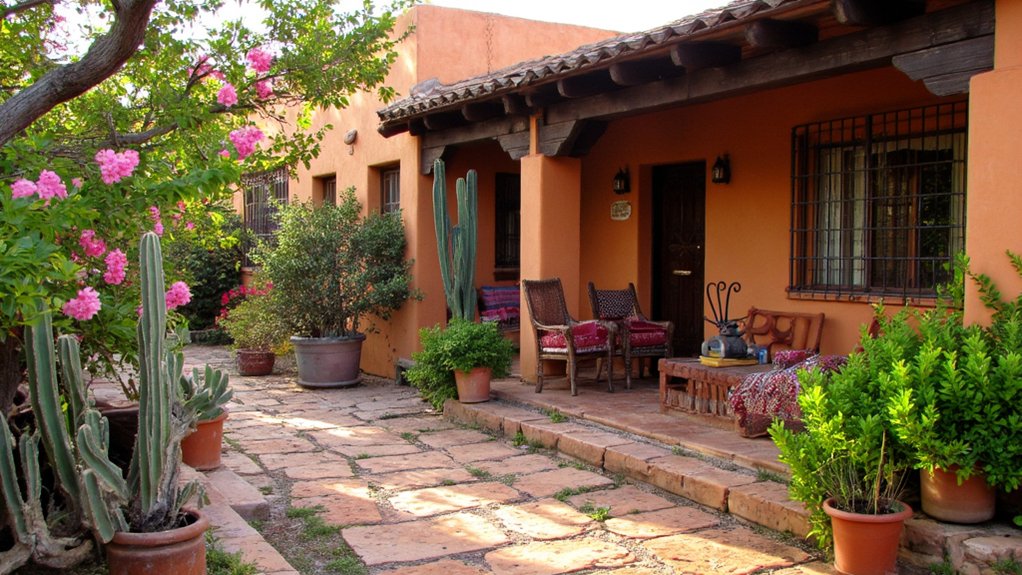 hacienda style color ideas