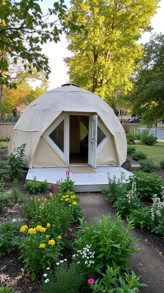 ideal dome garden location
