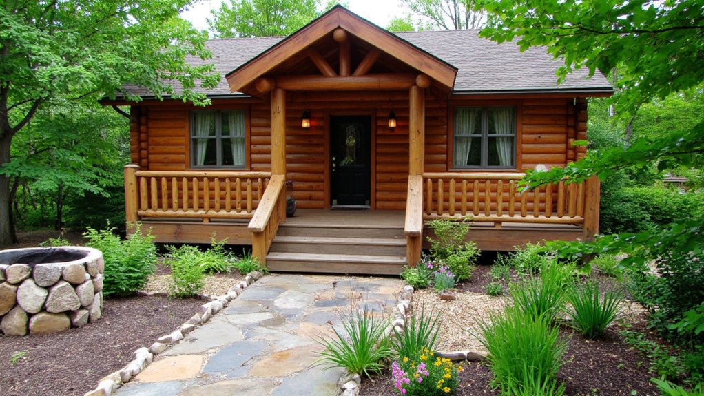 log cabin exterior inspiration