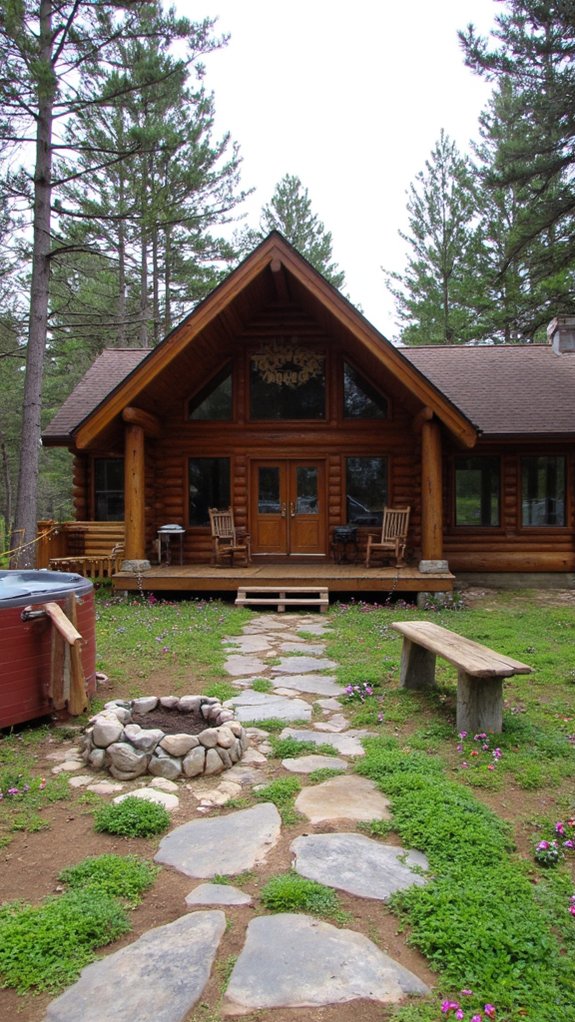luxury log cabin experiences