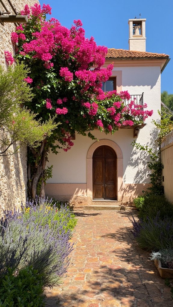 mediterranean inspired outdoor charm