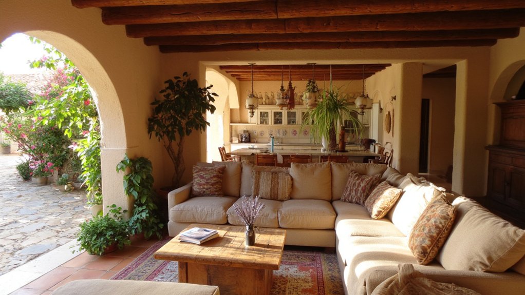 modern hacienda living inspiration